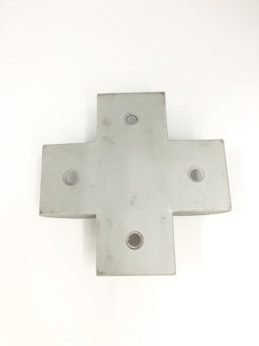 Acabamento "x" para canto de divisória 35mm Cinza