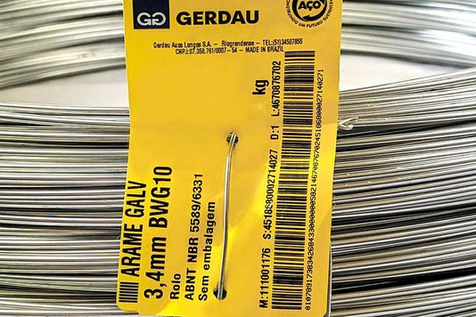 Arame Galvanizado BWG 10 (3,4MM) -kg