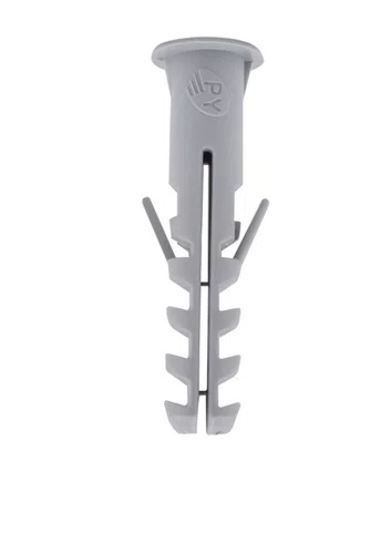 Bucha de  Nylon 6mm Com Aba (100 unid)