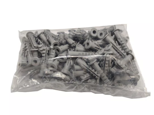 Bucha de  Nylon 6mm Com Aba (100 unid)