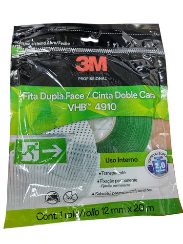 Fita Adesiva 3m Dupla Face Acri Vhb 2KG 12X20Mts