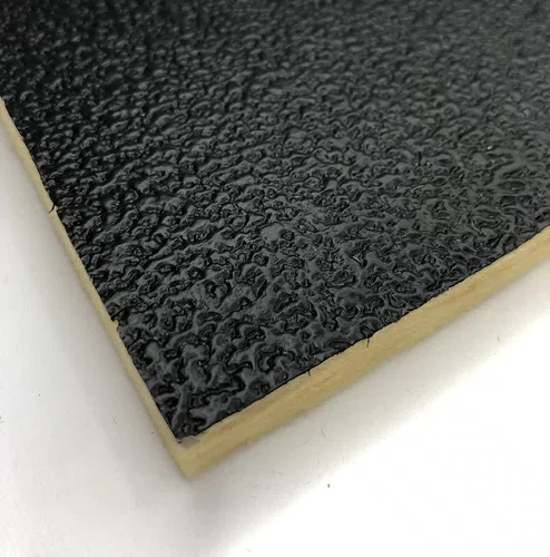 Forro lã de vidro Boreal NEGRO 625X1250X20MM (CX/ 18 PÇS)