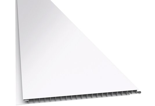 Forro Pvc Liso 200mm x 10mm Bco(Junta Seca)-barra 6mt