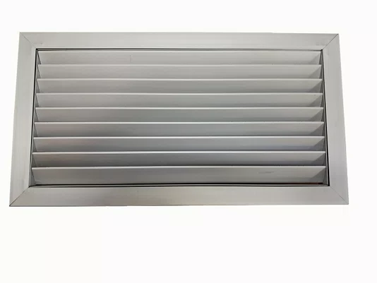 Grelha Exaustão  Alum.Fosco mold.dupla.390X185MM