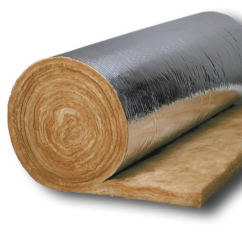 Lã Vidro Aluminizada.Isoflex 1.0 38MM 1,2X25M-  30MT