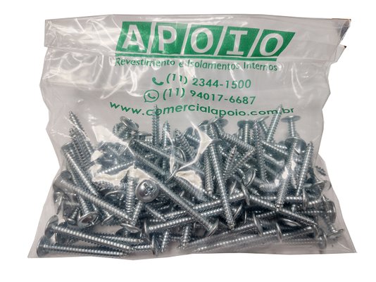 Parafuso autofix  Flangeado 4,2X38 (pcte c/100 unid)