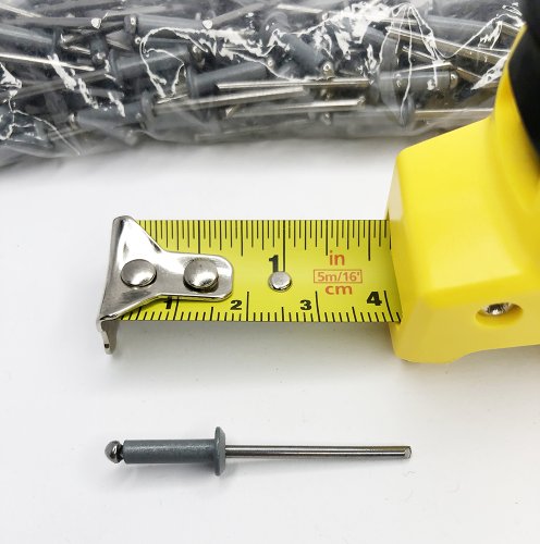 Rebite Aluminio Cinza - 312 - 100 pç