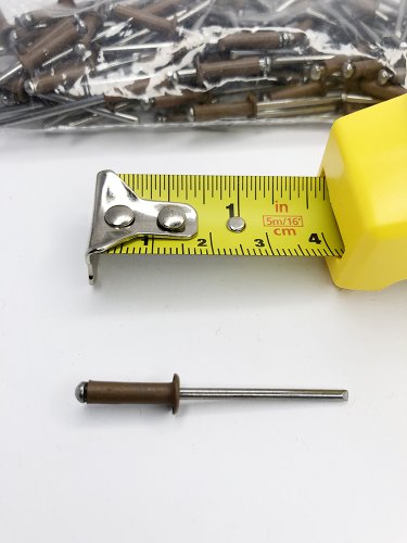 Rebite Aluminio Ocre - 312 - 100 pç