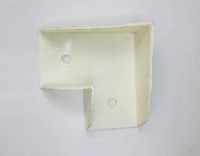 Acabamento para canto de divisória 35mm Branco