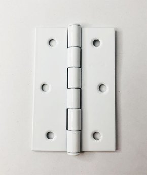 Dobradiça para divisória Lisa/Lisa Branca