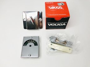 Tarjeta Livre-Ocupado Cromada