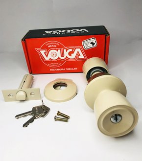 Fechadura Tubular Bege