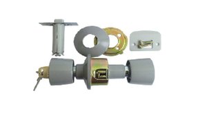 Fechadura Tubular Cinza