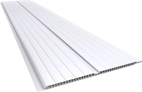 Forro Linear Pvc Gemini Frisado 200 Branco - barra 6mt