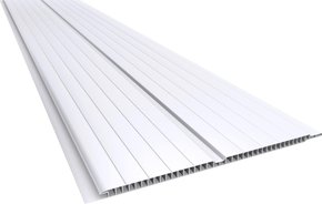 Forro Linear Pvc Gemini Frisado 200 Branco - barra 7mt