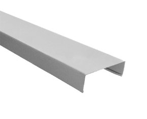 Guia para divisória naval 3000mm Cinza Ocidente