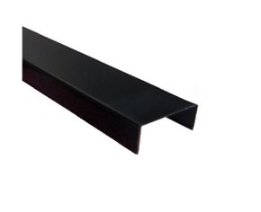 Guia para divisória naval 3000mm Preto