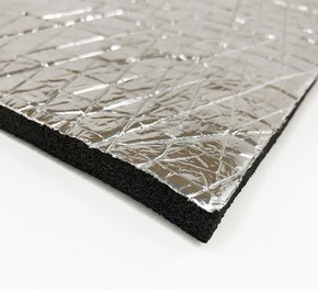 Manta isolante Elastomerico Aluminizada 15mm- Rolo 12mt