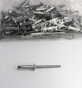 Rebite Aluminio Fosco - 312 - 100 pç