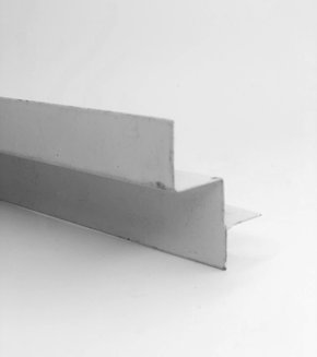 Tabica Metalica Branca 3m