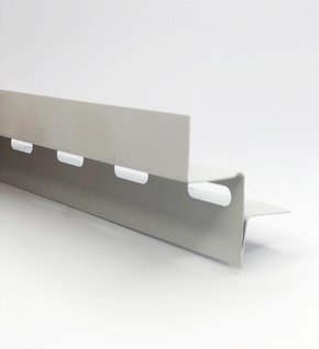 Tabica Metalica Perfurada Branca 3m