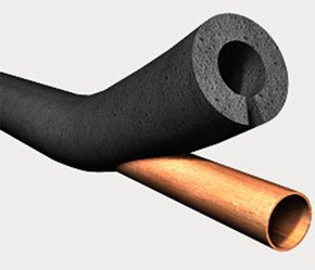 Tubo isolante Elastomerico 1/2"(13mm)parede 19mm-2mt