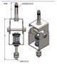 Amortecedor para forro acústico C-02-C(8-20kg) / peça