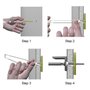 Bucha C/ Parafuso SNAPTOGGLE 1/4" - com10 pçs