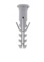 Bucha de  Nylon 6mm Com Aba (100 unid)
