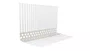Cantoneira PVC 10X10CM C/ Tela de Fibra de Vidro - 2,5M