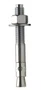 Chumbador WB 14214 PA Inox - 1/4"x2.1/4" - 57,1MM (unidade)