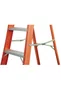 Escada Tesoura Simples Fibra 8 Degraus - 2,40mt
