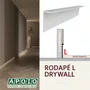 Rodape Embutido"L invertido" Alum.Bco Fosco 13X50-3M