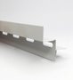 Tabica Metalica Perfurada Branca 3m